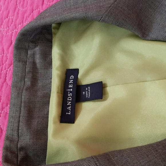 Beautifully Tailored Grey Jacket Blazer 18 from Land's End - Picture 5 of 9